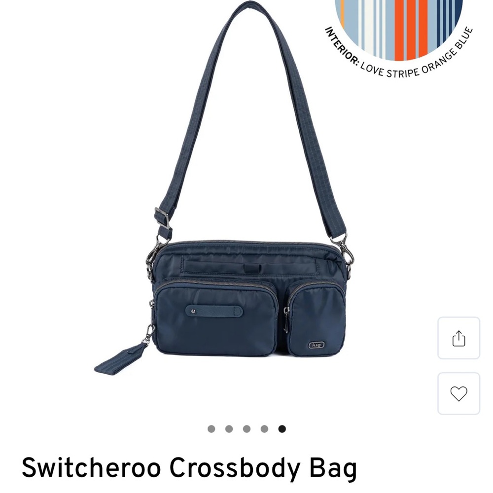 LUG Switcheroo Crossbody Bag NWT
Color: Indigo